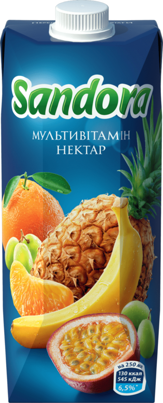 Нектар SANDORA мультифрукт, 0,5 л